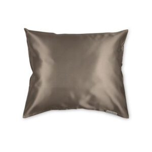 BeautyPillow Taupe satijnen kussensloop 60×70