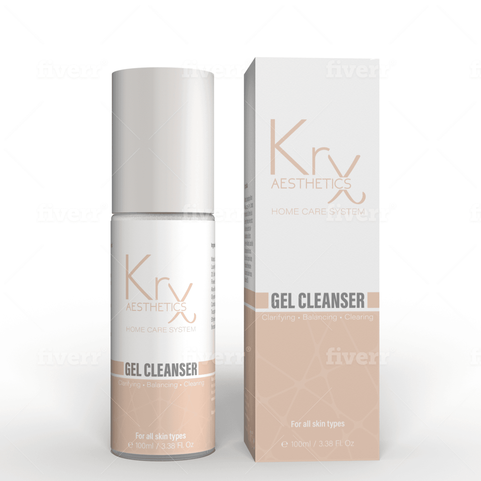 KRX All Day Glow Gel Cleanser 100 ml. 1 KRX All Day Glow Gel Cleanser 100 ml