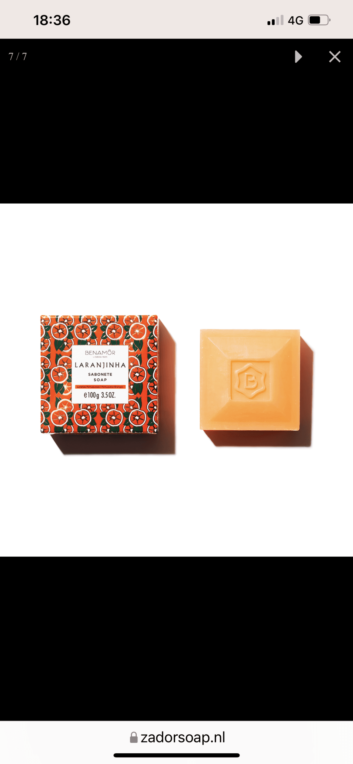 Benamor Laranjinha Soap 1 Benamor Laranjinha Soap